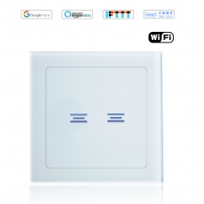 Wintop AI Wi-Fi Smart Light Wall Touch Double Switch Neutral Wire Required eHouse 63T Design white Wintop AI Wi-Fi Smart Light Wall Touch Double Switch Neutral Wire Required eHouse 63T Design white