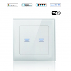 Wintop AI Wi-Fi Smart Light Wall Touch Double Switch Neutral Wire Required eHouse 55F Design white Wintop AI Wi-Fi Smart Light Wall Touch Double Switch Neutral Wire Required eHouse 55F Design white