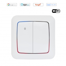 Wintop AI Wi-Fi Smart Light Wall Switch Neutral Wire Required eHouse 55K Design Double-white Wintop AI Wi-Fi Smart Light Wall Switch Neutral Wire Required eHouse 55K Design Double-white